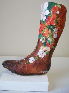 A Boot Full of Blooms - Right Side